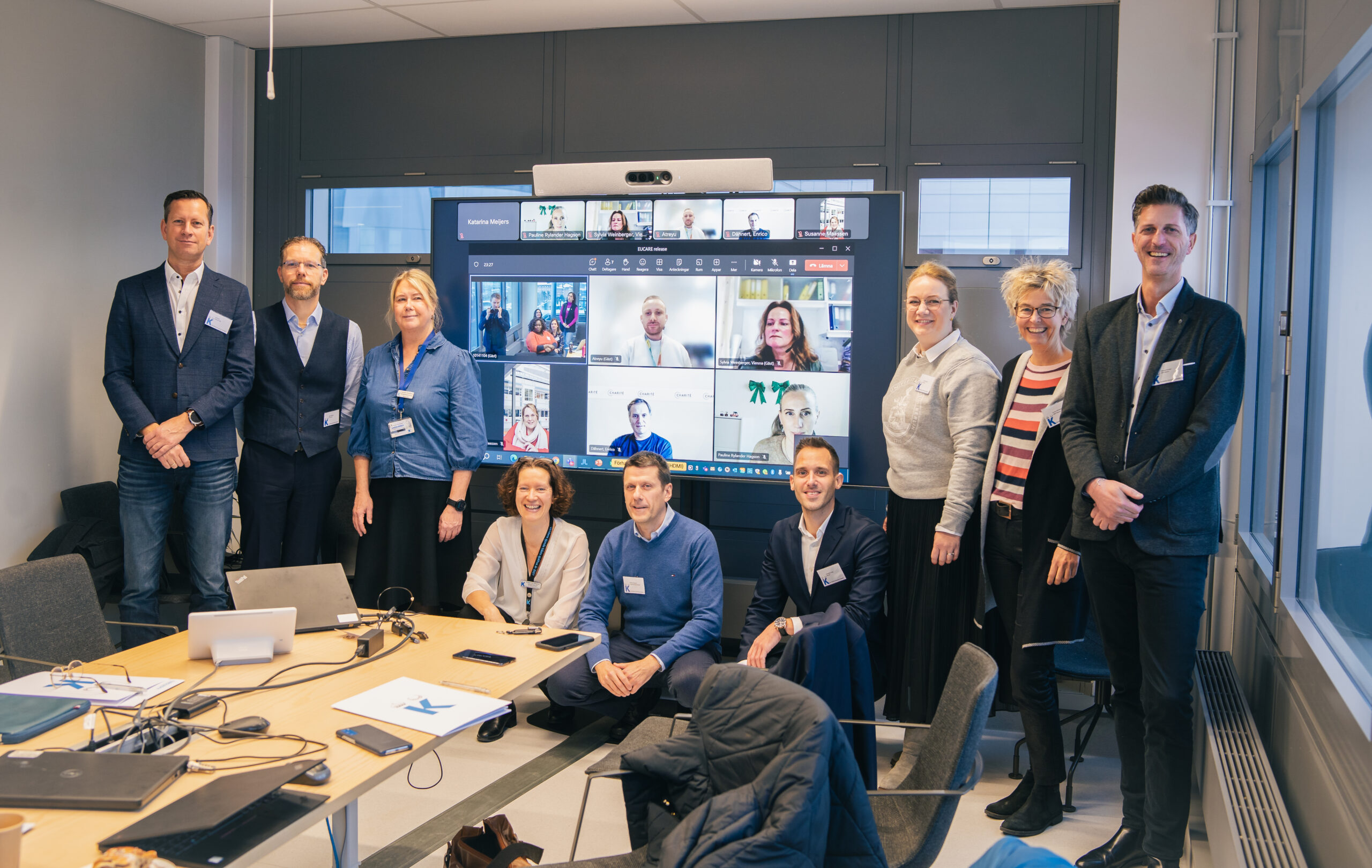 EUHA colleagues at an annual meeting